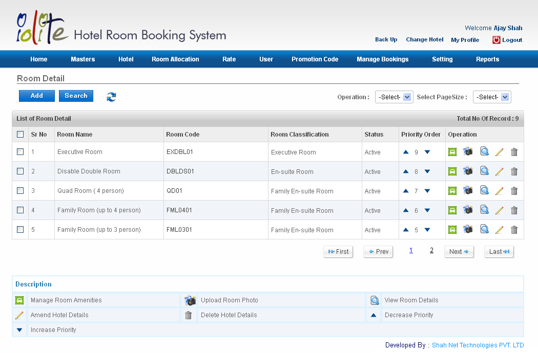 Hotel Reservation System